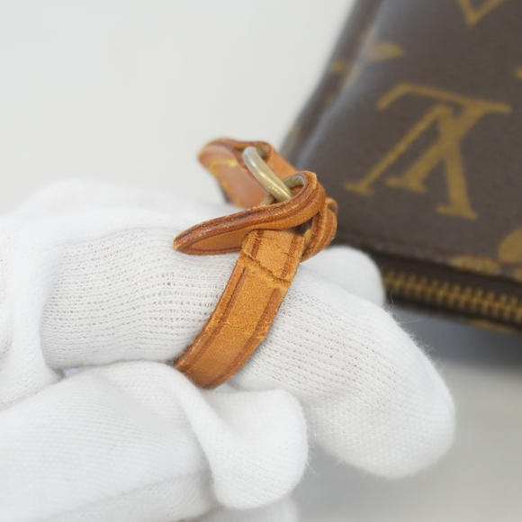 Auth Louis Vuitton Monogram Pochette Accessoir M51980 Women's Pouch - Picture 6 of 9